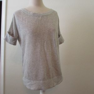 JAMES PERSE Sm gray wool blend sweater s/s